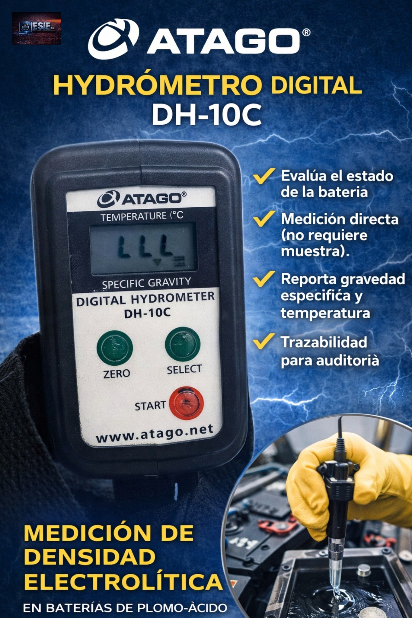 Hydrómetro Digital ATAGO DH-10C