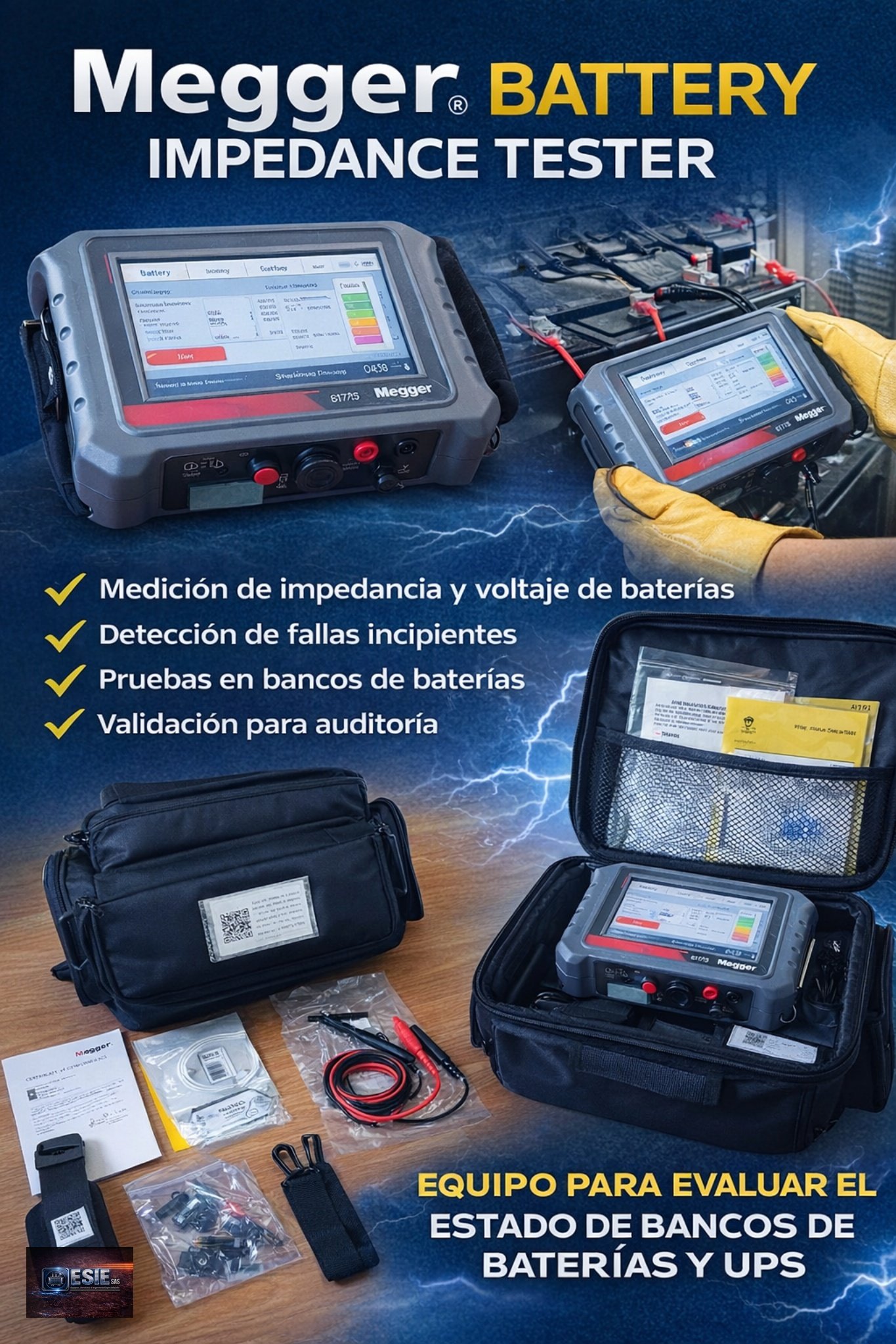 Megger Battery Impedance Tester